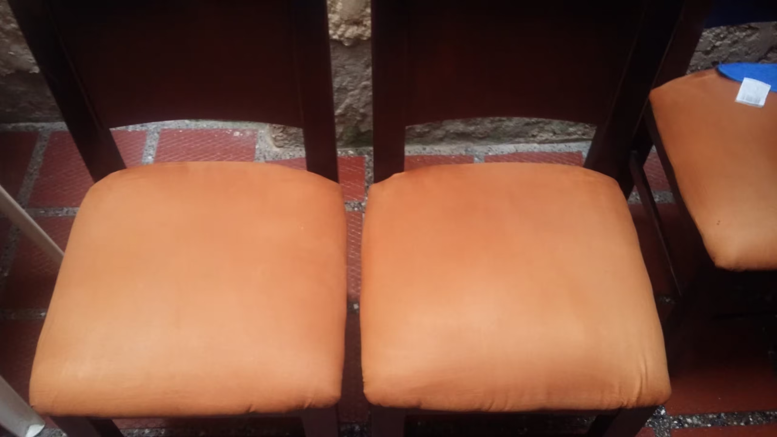 Muebles después del lavado profesional